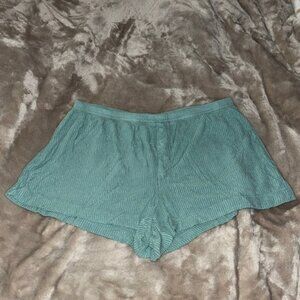 Auden Women's Green Sleep Shorts